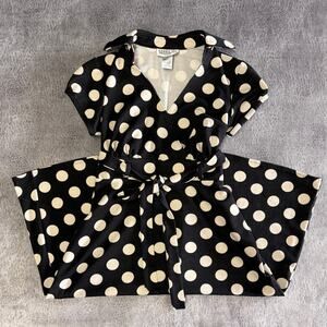 Vintage Robbie Bee Polka Dot Midi Dress
